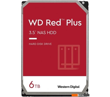  - Жесткие диски WD Red Plus 6TB WD60EFPX - Red Plus 6TB WD60EFPX