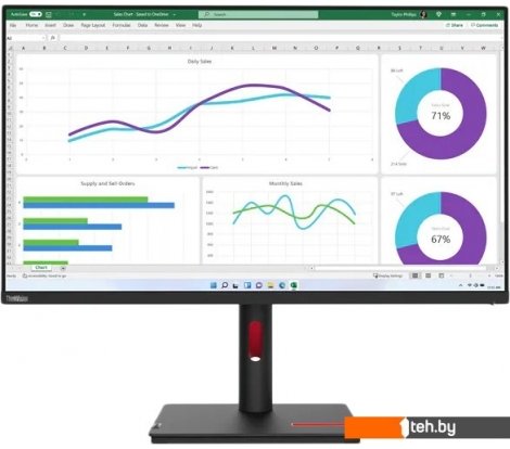  - Мониторы Lenovo ThinkVision T32h-30 63D3GAT1EU - ThinkVision T32h-30 63D3GAT1EU