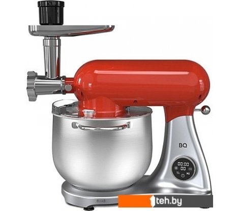  - Кухонные комбайны, машины и планетарные миксеры BQ MX851 (красный/серебристый) - MX851 (красный/серебристый)