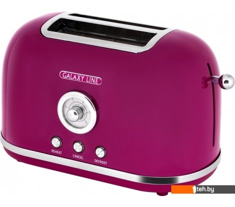  - Тостеры Galaxy Line GL2916 (малиновый джем) - GL2916 (малиновый джем)