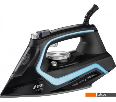 - Утюги Ufesa PV2600 GlidePro (черный/голубой) - PV2600 GlidePro (черный/голубой)