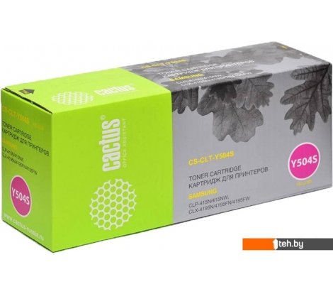  - Картриджи для принтеров и МФУ CACTUS CS-CLT-Y504S (аналог Samsung CLT-Y504S) - CS-CLT-Y504S (аналог Samsung CLT-Y504S)