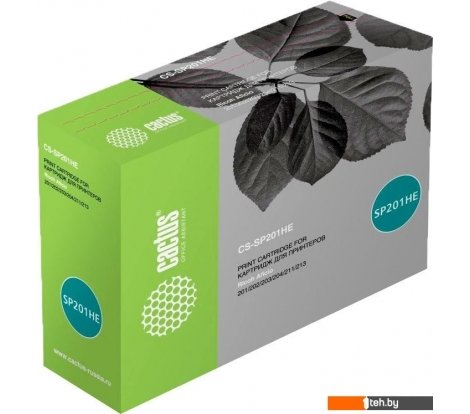  - Картриджи для принтеров и МФУ CACTUS CS-SP201HE (аналог Ricoh SP 201HE) - CS-SP201HE (аналог Ricoh SP 201HE)