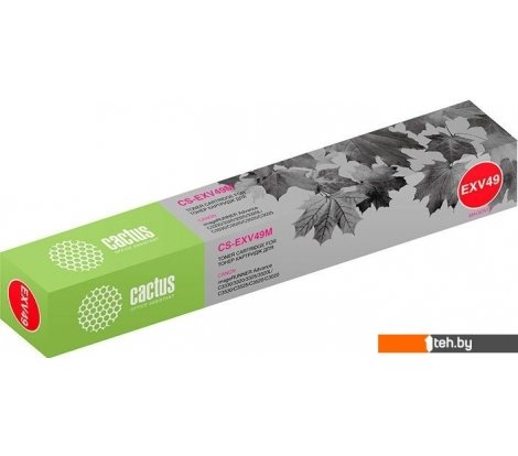  - Картриджи для принтеров и МФУ CACTUS CS-EXV49M (аналог Canon C-EXV49 Magenta) - CS-EXV49M (аналог Canon C-EXV49 Magenta)