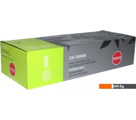  - Картриджи для принтеров и МФУ CACTUS CS-TK6305 (аналог Kyocera TK-6305) - CS-TK6305 (аналог Kyocera TK-6305)