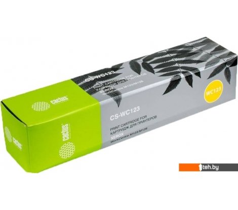  - Картриджи для принтеров и МФУ CACTUS CS-WC123 (аналог Xerox 006R01182) - CS-WC123 (аналог Xerox 006R01182)