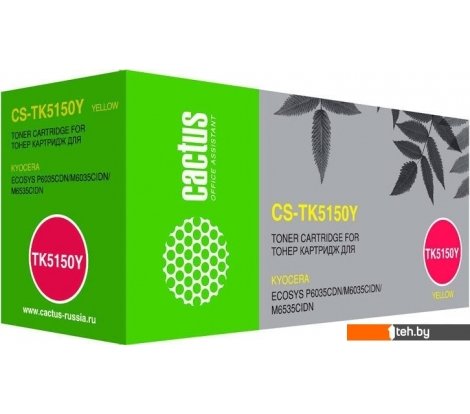  - Картриджи для принтеров и МФУ CACTUS CS-TK5150Y (аналог Kyocera TK-5150Y) - CS-TK5150Y (аналог Kyocera TK-5150Y)