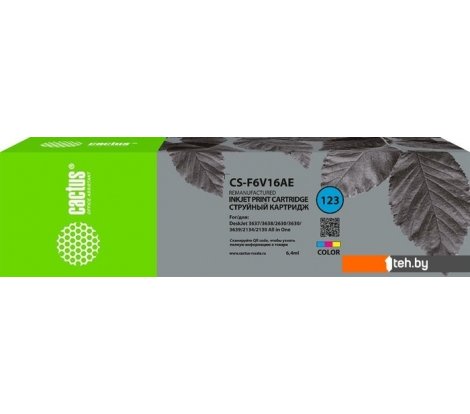  - Картриджи для принтеров и МФУ CACTUS CS-F6V16AE (аналог HP F6V16AE) - CS-F6V16AE (аналог HP F6V16AE)