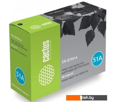  - Картриджи для принтеров и МФУ CACTUS CS-Q7551A (Аналог HP 51A) - CS-Q7551A (Аналог HP 51A)