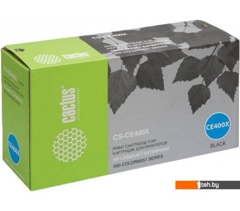  - Картриджи для принтеров и МФУ CACTUS CS-CE400X (аналог HP 507X (CE400X)) - CS-CE400X (аналог HP 507X (CE400X))