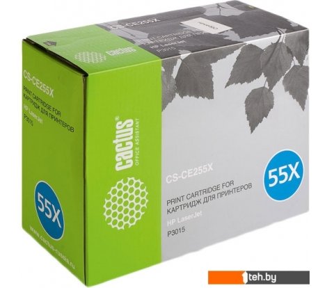  - Картриджи для принтеров и МФУ CACTUS CS-CE255XS (аналог HP 55X (CE255X)) - CS-CE255XS (аналог HP 55X (CE255X))