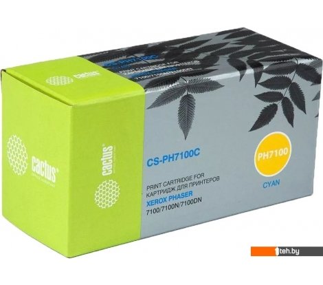  - Картриджи для принтеров и МФУ CACTUS CS-PH7100C (аналог Xerox 106R02606) - CS-PH7100C (аналог Xerox 106R02606)