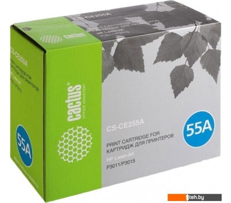  - Картриджи для принтеров и МФУ CACTUS CS-CE255AS (аналог HP 5A (CE255A)) - CS-CE255AS (аналог HP 5A (CE255A))