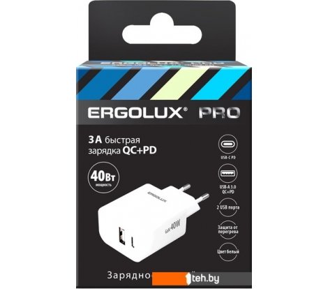  - Зарядные устройства Ergolux ELX-РA04QC-C01 - ELX-РA04QC-C01