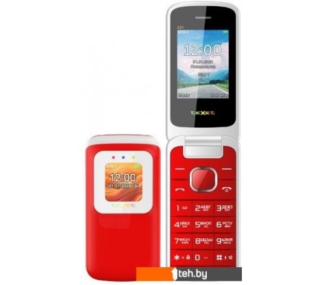  - Мобильные телефоны TeXet TM-325 (гранатовый) - TM-325 (гранатовый)