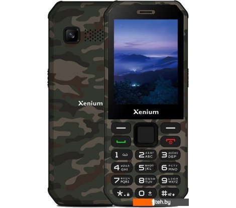  - Мобильные телефоны Xenium X300 (зеленый камуфляж) - X300 (зеленый камуфляж)