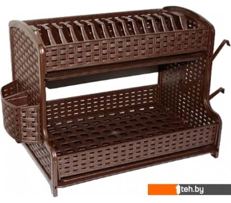  - Принадлежности для мытья, сушки, хранения посуды Violet Ротанг 270201 (коричневый) - Ротанг 270201 (коричневый)