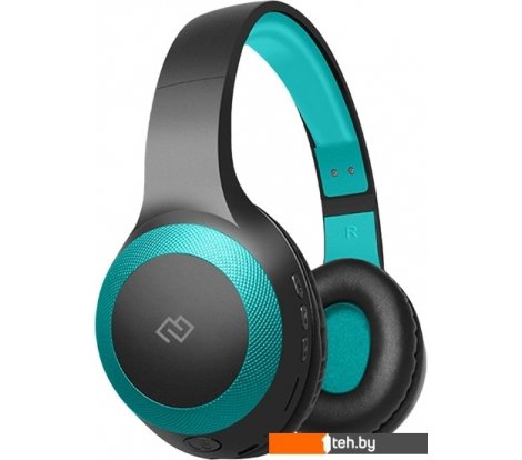  - Наушники и гарнитуры Digma BT-15 (черный/голубой) - BT-15 (черный/голубой)