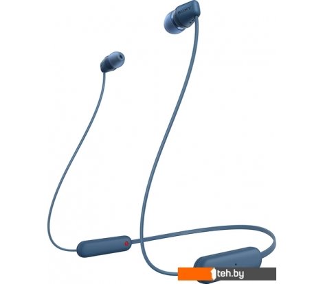  - Наушники и гарнитуры Sony WI-C100 (синий) - WI-C100 (синий)