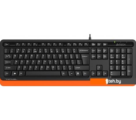  - Клавиатуры A4Tech Fstyler FKS10 (черный/оранжевый) - Fstyler FKS10 (черный/оранжевый)