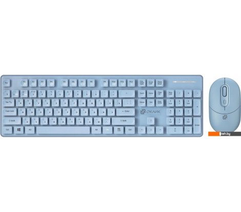 - Наборы периферии Оклик S265W (голубой) - S265W (голубой)