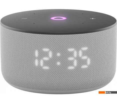  - Беспроводные и портативные колонки Яндекс Станция Мини 3 с часами (серый) - Станция Мини 3 с часами (серый)