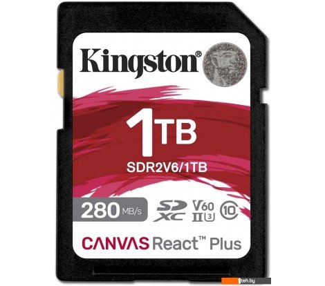  - Карты памяти Kingston Canvas React Plus V60 SDXC 1TB - Canvas React Plus V60 SDXC 1TB
