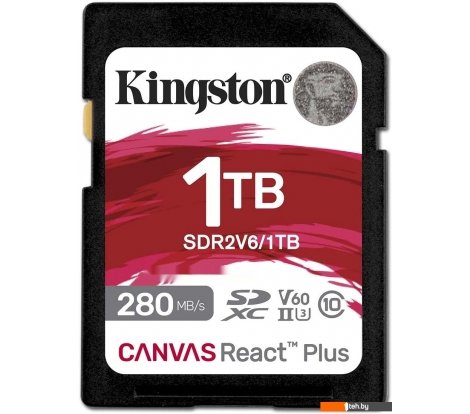  - Карты памяти Kingston Canvas React Plus V60 SDXC 1TB - Canvas React Plus V60 SDXC 1TB