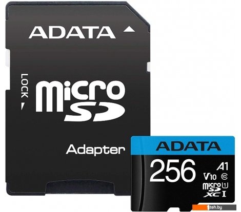  - Карты памяти ADATA Premier AUSDX256GUICL10A1-RA1 microSDXC 256GB (с адаптером) - Premier AUSDX256GUICL10A1-RA1 microSDXC 256GB (с адаптером)