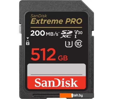  - Карты памяти SanDisk Extreme PRO SDXC SDSDXXD-512G-GN4IN 512GB - Extreme PRO SDXC SDSDXXD-512G-GN4IN 512GB