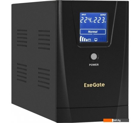  - Источники бесперебойного питания ExeGate SpecialPro Smart LLB-2000.LCD.AVR.2SH.RJ.USB EX292632RUS - SpecialPro Smart LLB-2000.LCD.AVR.2SH.RJ.USB EX292632RUS