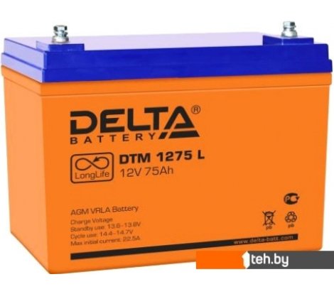  - Аккумуляторы для ИБП Delta DTM 1275 L (12В/75 А·ч) - DTM 1275 L (12В/75 А·ч)