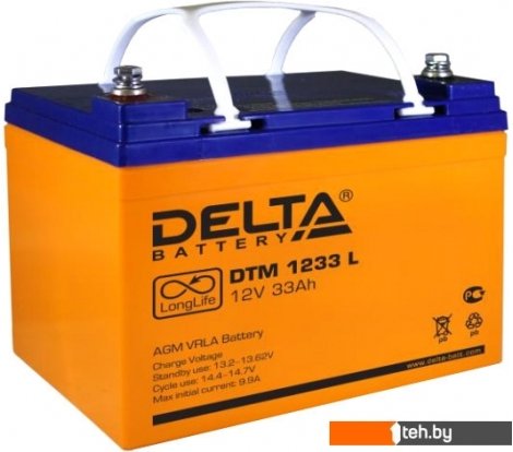  - Аккумуляторы для ИБП Delta DTM 1233 L (12В/33 А·ч) - DTM 1233 L (12В/33 А·ч)