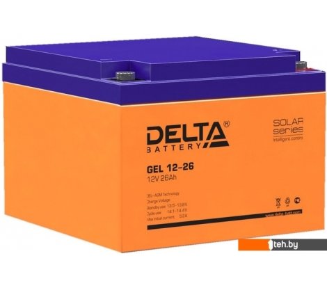 - Аккумуляторы для ИБП Delta GEL 12-26 (12В/26 А·ч) - GEL 12-26 (12В/26 А·ч)