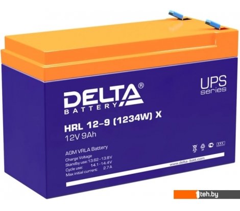  - Аккумуляторы для ИБП Delta HRL 12-9 (1234W) X (12В/9 А·ч) - HRL 12-9 (1234W) X (12В/9 А·ч)
