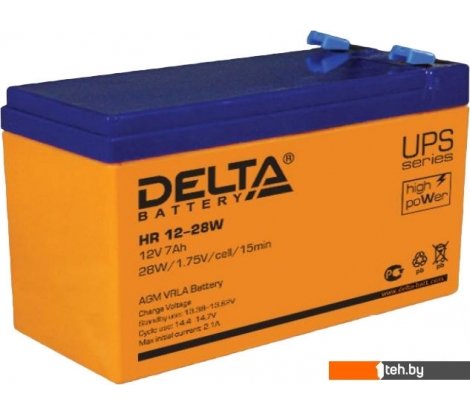  - Аккумуляторы для ИБП Delta HR 12-28W (12В/7 А·ч) - HR 12-28W (12В/7 А·ч)