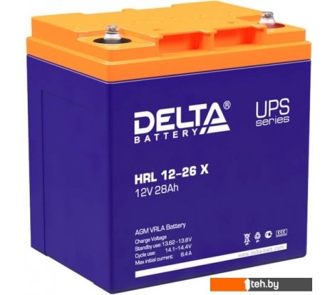  - Аккумуляторы для ИБП Delta HRL 12-26 X (12В/28 А·ч) - HRL 12-26 X (12В/28 А·ч)