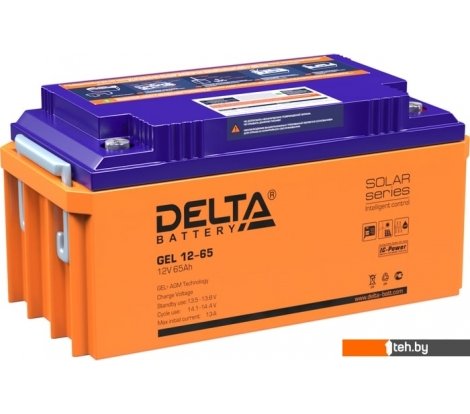 - Аккумуляторы для ИБП Delta GEL 12-65 (12В/65 А·ч) - GEL 12-65 (12В/65 А·ч)