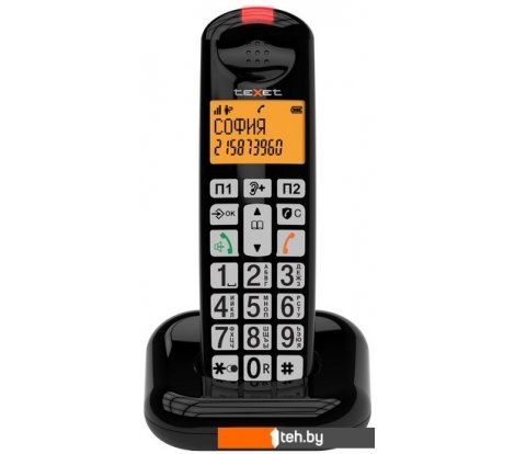  - Радиотелефоны DECT TeXet TX-D7855A (черный) - TX-D7855A (черный)