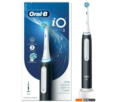  - Электрические зубные щетки и ирригаторы Oral-B iO 3 iOG3.1A6.0 (черный) - iO 3 iOG3.1A6.0 (черный)