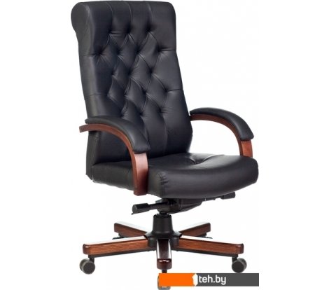  - Офисные кресла и стулья Бюрократ T-9928WALNUT (черный) - T-9928WALNUT (черный)