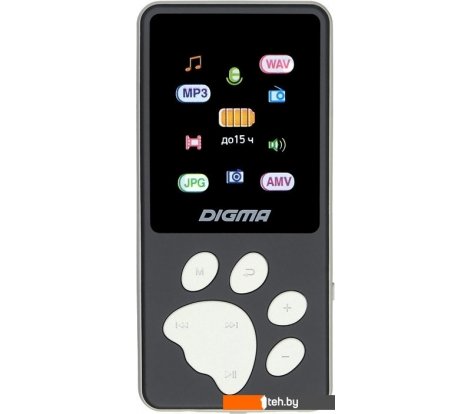  - Плееры Digma S4 8GB (черный/серый) - S4 8GB (черный/серый)
