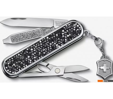 - Туристические ножи Victorinox Classic Brilliant Crystal (черный/серебристый) - Classic Brilliant Crystal (черный/серебристый)