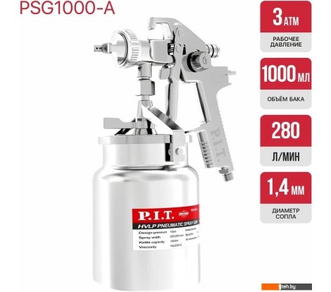  - Пневматические краскопульты P.I.T. PSG1000-A - PSG1000-A