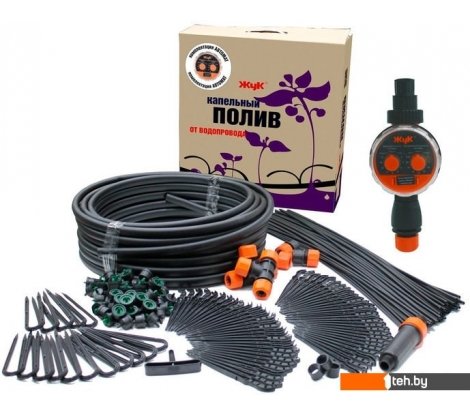  - Системы автоматического полива, распылители Жук Капельный полив от водопровода на 60 растений (с таймером) - Капельный полив от водопровода на 60 растений (с таймером)