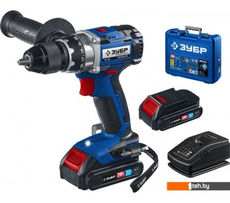  - Шуруповерты, гайковерты, электроотвертки Зубр Профессионал DB-201-22 (с 2-мя АКБ, кейс) - Профессионал DB-201-22 (с 2-мя АКБ, кейс)