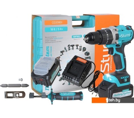  - Шуруповерты, гайковерты, электроотвертки Sturm CD2080I (с 2-мя АКБ, кейс) - CD2080I (с 2-мя АКБ, кейс)