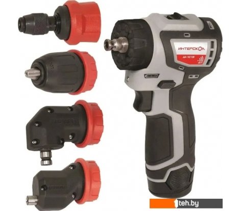  - Шуруповерты, гайковерты, электроотвертки Интерскол КомбиМАКС ДА-10/12В 36 687.2.2.78 (с 2-мя АКБ, сумка, набор патронов) - КомбиМАКС ДА-10/12В 36 687.2.2.78 (с 2-мя АКБ, сумка, набор патронов)