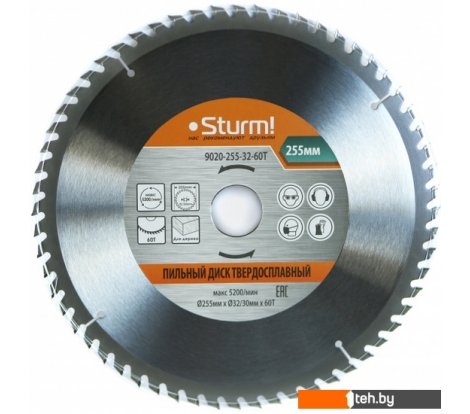  - Пильные диски Sturm 9020-255-32-60T - 9020-255-32-60T