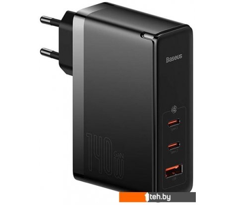  - Зарядные устройства Baseus GaN5 Pro Fast Charger 2C+U 140W EU (черный) - GaN5 Pro Fast Charger 2C+U 140W EU (черный)